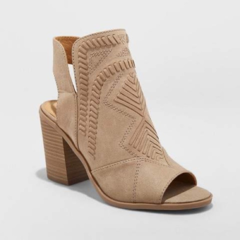 Open Toe Booties